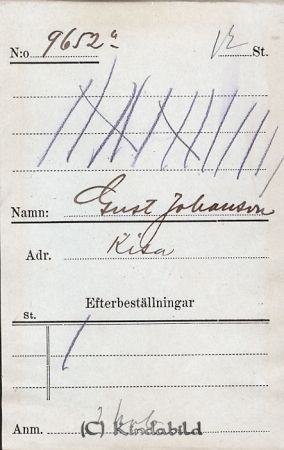 Gust  Johansson  Kisa
Gust  Johansson  Kisa
Nyckelord: Gust Johansson