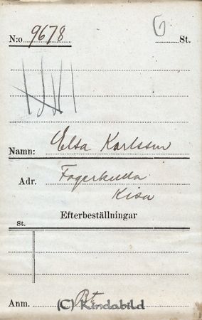 Elsa Karlsson  Fagerkulla  Kisa
Elsa Karlsson  Fagerkulla  Kisa
Nyckelord: Karlsson Fagerkulla