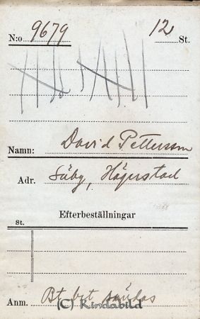 David Pettersson  Säby  Hägerstad
David Pettersson  Säby  Hägerstad
Nyckelord: Pettersson Säby