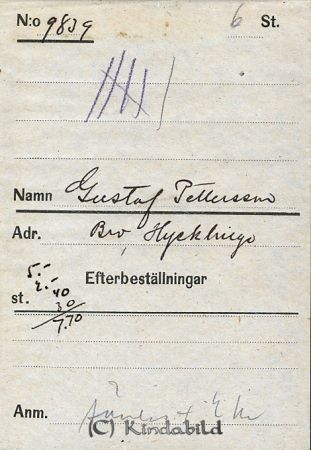 Gustaf Pettersson  Bro  Hycklinge
Gustaf Pettersson  Bro  Hycklinge
Nyckelord: Pettersson Bro