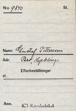 Gustaf Pettersson  Bro  Hycklinge
Gustaf Pettersson  Bro  Hycklinge
Nyckelord: Pettersson Bro