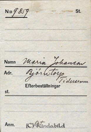 Maria Johansson  Björntorp  Tidersrum
Maria Johansson  Björntorp  Tidersrum
Nyckelord: Johansson Björntorp