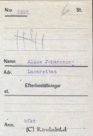 Alice Johansson  Lasarettet
Alice Johansson  Lasarettet
Nyckelord: Johansson Lasarettet