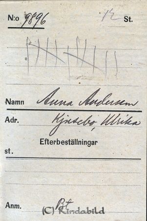 Anna Andersson Kjusebo  Ulrika
Anna Andersson Kjusebo  Ulrika
Nyckelord: Andersson Kjusebo
