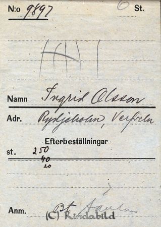 Ingrid Olsson  Rydjeholm  Verfveln
Ingrid Olsson  Rydjeholm  Verfveln
Nyckelord: Olsson Rydjeholm