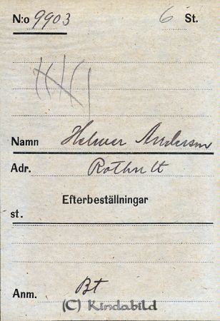Helmer Andersson  Rothult
Helmer Andersson  Rothult
Nyckelord: Andersson Rothult
