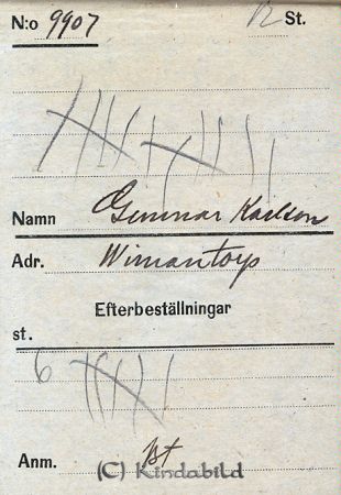 Gunnar Karlsson  Wimantorp
Gunnar Karlsson  Wimantorp
Nyckelord: Karlsson Wimantorp