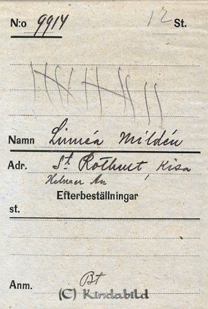 Linnéa   Mildén  St. Rothult. Kisa (Helmer An)
Linnéa   Mildén  St. Rothult. Kisa (Helmer An)
Nyckelord: Linnéa Mildén