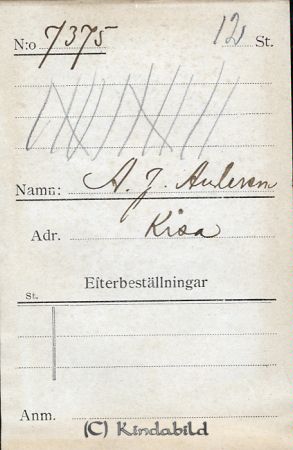A J Andersson Kisa
