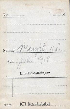 Margit Stahre
