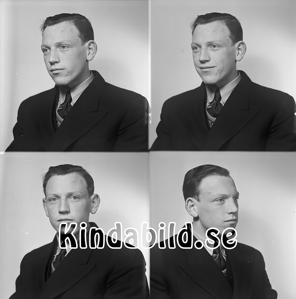 Sven Andersson Råstorp Kisa
raja
Man klädd i skjorta slips och kavaj

raja
Gunnar Larsson född 1924 från Slycke.
Han var son till Arvid Larsson född 1885 i Ulrika och Gerd Margareta Karlsson född 1894 i Västra Eneby.
Syskon:
Svea
Urban född 1931 i Kisa
Torgny född 1934 i Kisa.
Källa: Folkräkning 1950 
Källa: Gerd Pettersson

Nyckelord: Andersson Kisa