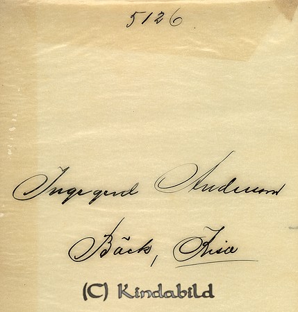 Ingegerd Andersson Bäck Kisa
Nyckelord: Ingegerd Andersson