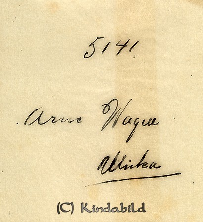 Arne Wagell Ulrika
Nyckelord: Wagell Ulrika