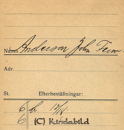 Familjen John Andersson Kisa
Nyckelord: Andersson Kisa