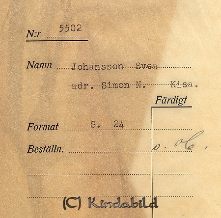 Svea Johansson Kisa adr. Simon N
Nyckelord: Johansson Kisa