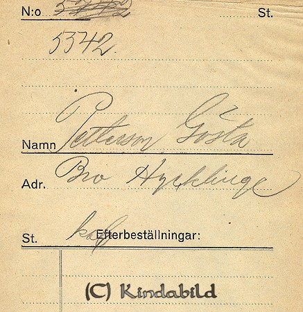 Gösta Pettersson Bro Hycklinge
Nyckelord: Pettersson Hycklinge