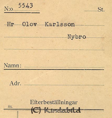 Herr Olov Karlsson Nybro
Nyckelord: Karlsson Nybro
