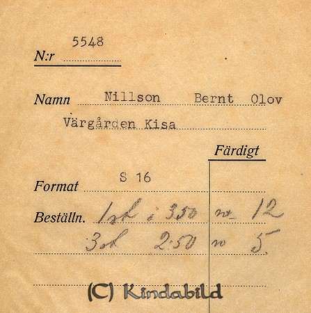 Bernt-Olov Nilsson Värgården Kisa
Nyckelord: Nilsson Kisa