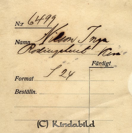 Inga Nilsson Rödingehult Kisa
Nyckelord: Nilsson Kisa