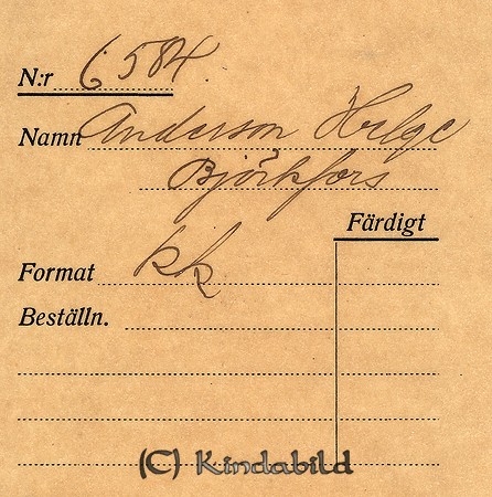 Helge Andersson Björkfors
Nyckelord: Andersson Björkfors
