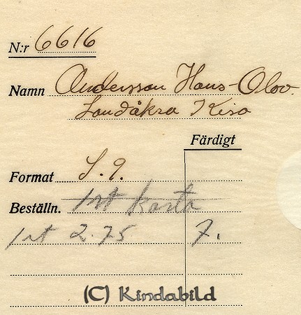 Hans-Olov Andersson Sandåkra Kisa
Nyckelord: Andersson Kisa