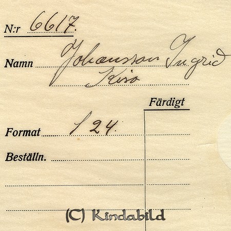 Ingrid Johansson Kisa
Nyckelord: Johansson Kisa