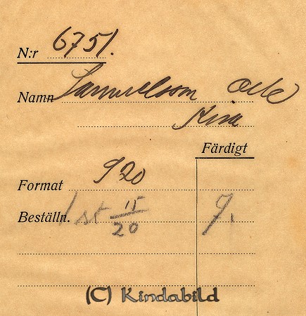 Olle Samuelsson Kisa
Nyckelord: Samuelsson Kisa