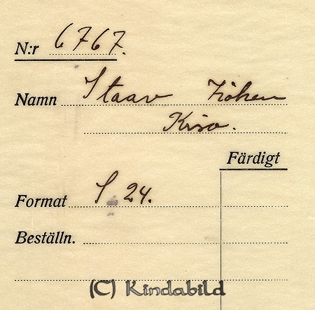 Fröken Staav Kisa
Nyckelord: Staav Kisa
