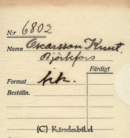 Knut Oscarsson Björkfors
Nyckelord: Oscarsson Björkfors