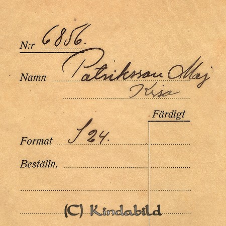 Maj Patriksson Kisa
Nyckelord: Patriksson Kisa