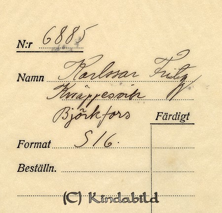 Fritz Karlsson Knäppesvik Björkfors
Nyckelord: Karlsson Björkfors