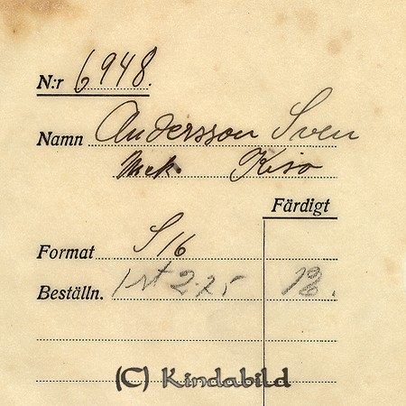 Sven Andersson Kisa
Nyckelord: Andersson Kisa