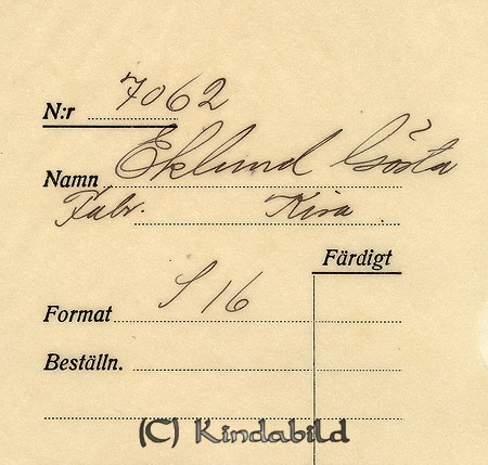 Gösta Eklund Kisa
Nyckelord: Eklund Kisa