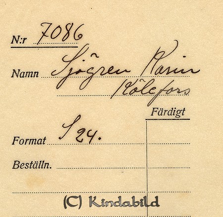 Karin Sjögren Kölefors
Nyckelord: Sjögren Kölefors