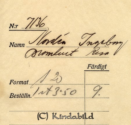 Ingeborg Nordén Bromhult Kisa
Nyckelord: Nordén Kisa
