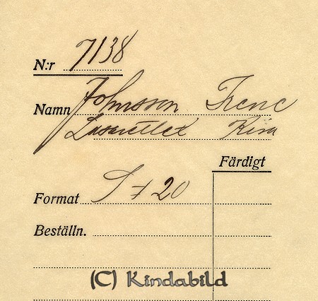 Irene Johnsson Lasarettet Kisa
Nyckelord: Johnsson Kisa
