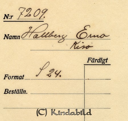 Erna Hallberg Kisa
Nyckelord: Hallberg Kisa