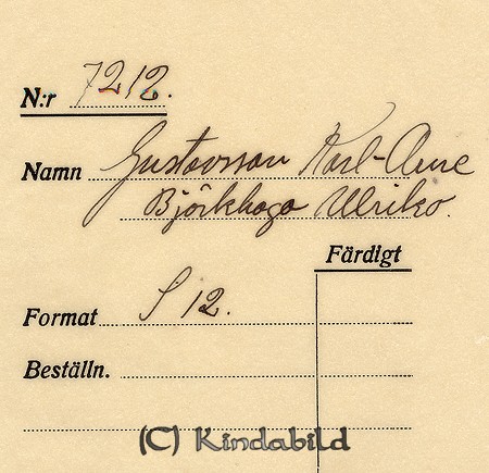Karl-Arne Gustavsson Björkhaga Ulrika
Nyckelord: Gustavsson Ulrika