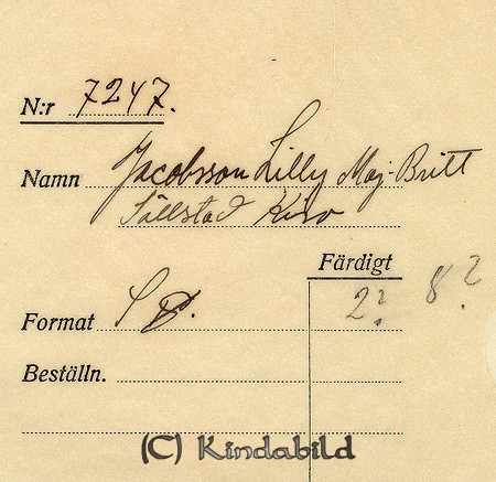 Lilly o Maj-Britt Jacobsson Sällstad Kisa
Nyckelord: Jacobsson Kisa