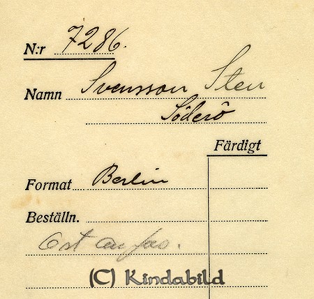 Sten Svensson Söderö
Nyckelord: Svensson Söderö