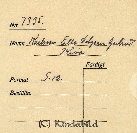 Ella Karlsson o Gertrud Dalgren Kisa
Nyckelord: Dalgren Kisa