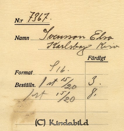 Elsa Svensson Karlsborg Kisa
Nyckelord: Svensson Kisa