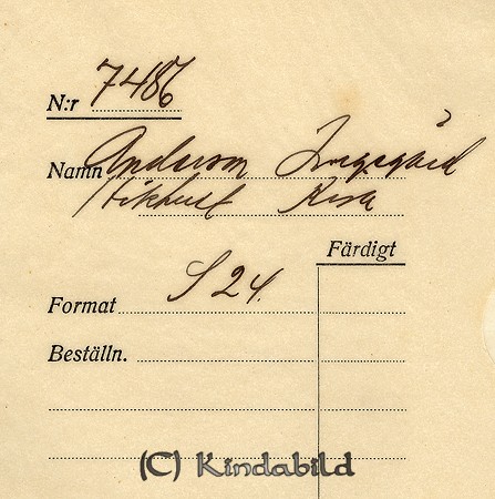 Ingegärd Andersson Hökhult Kisa
Nyckelord: Andersson Kisa