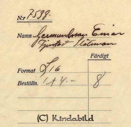 Einar Germundsson Tjustad Slätmon
