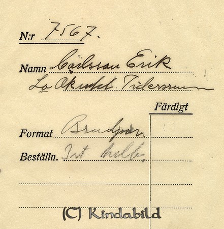 Erik Carlsson Tidersrum
Nyckelord: Carlsson Tidersrum
