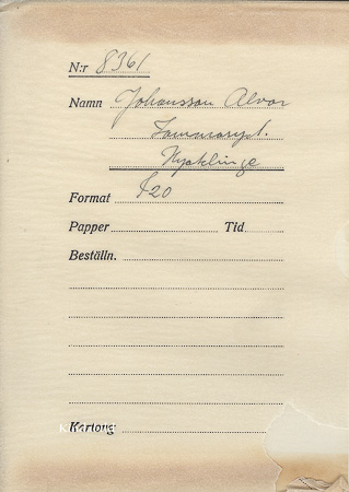 Alvar Johansson Lommaryd Hycklinge
Nyckelord: Johansson Hycklinge