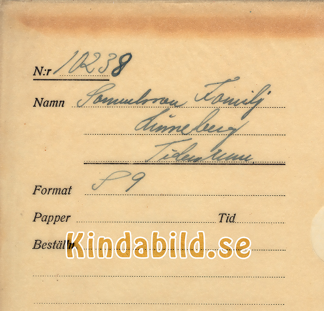 Familjen Samuelsson Linneberg Tidersrum
Nyckelord: Samuelsson Tidersrum