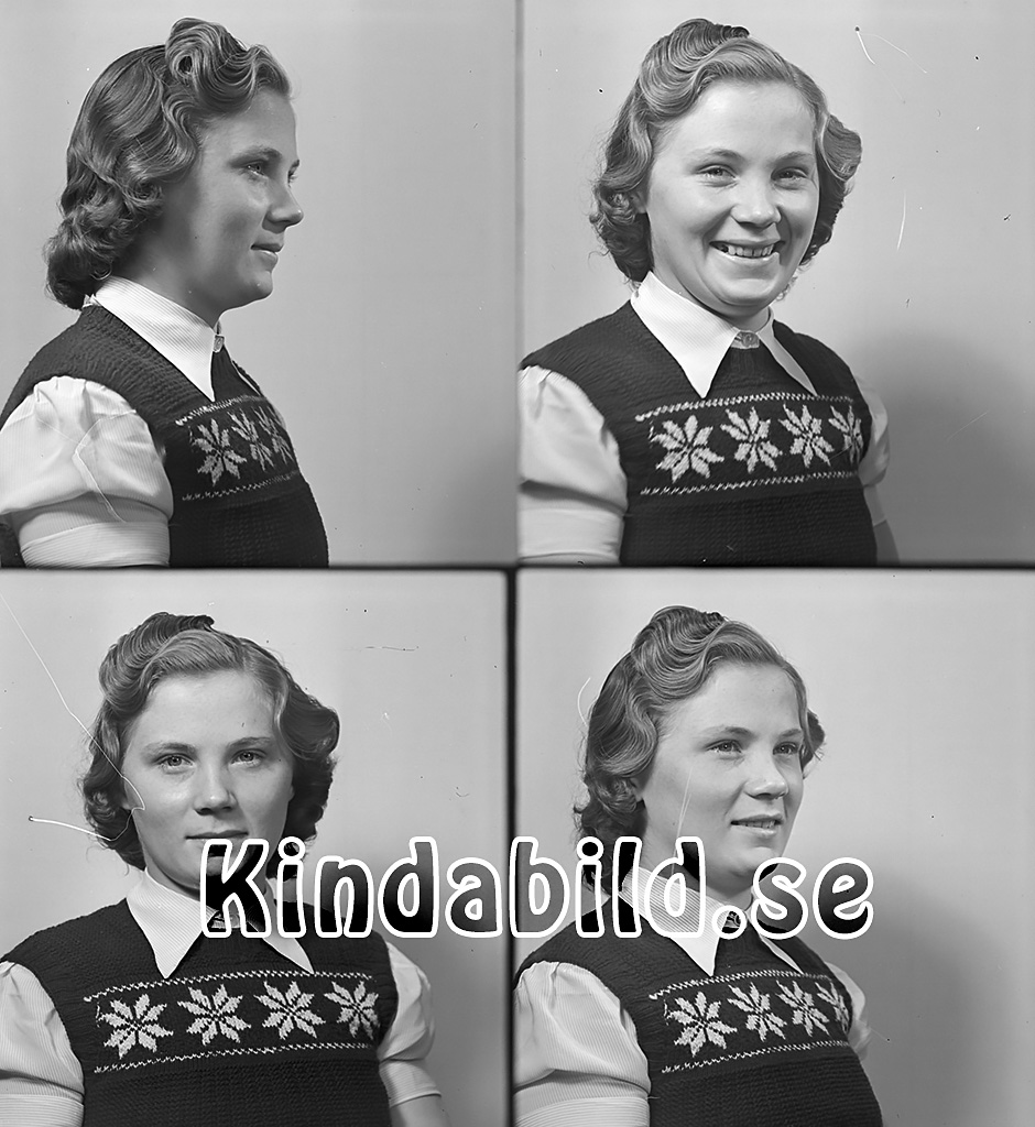 Maja Svensson Tjustad Slätmon
raja
Kvinna klädd i kortärmad blus under stickad väst

raja
Anna Maria "Maja" Svensson född 1919 i Kisa gifte sig 1947 med byggnadsarbetare Karl Erik Svensson född 1914 i Tjällmo.
De bodde i Lövåsa 1:6 Lövdala.
Källa: Folkräkning 1950 och 1960 
Källa: Gerd Pettersson

Nyckelord: Svensson Slätmon