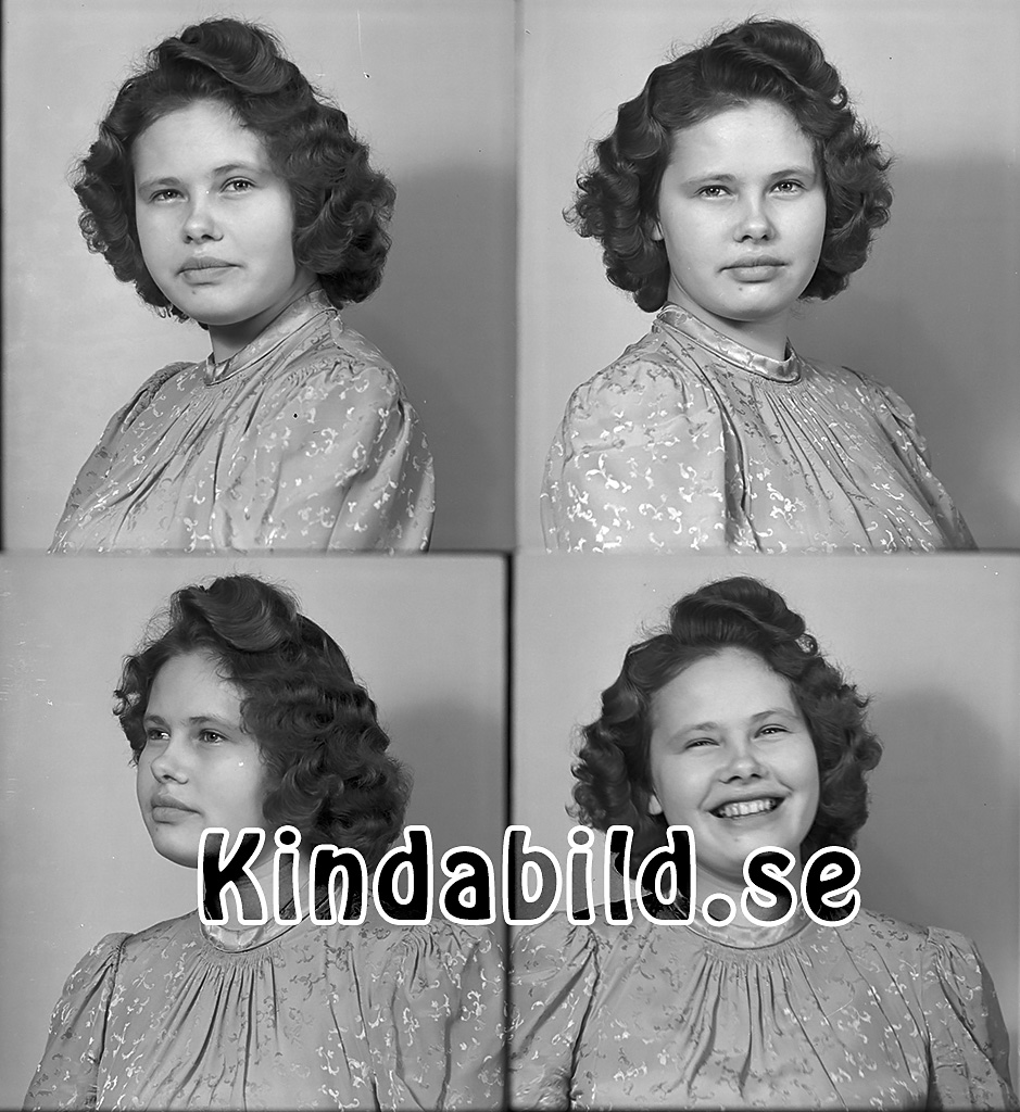 Evy Carlsson Katrinedal Kisa
raja
Kvinna klädd i klänning 

raja
Evy Anna Charlotta Karlsson född 1927 i Norra vi, dotter till Erik Johan Albert Karlsson och hans hustru Anna född Pettersson i Sund 1902.
Evy arbetade som kontorist i Kisa och var inneboende hos frisör Axel Larsson med familj.
Källa: Folkräkning 1950. 
Källa: Gerd Pettersson

Nyckelord: Carlsson Kisa