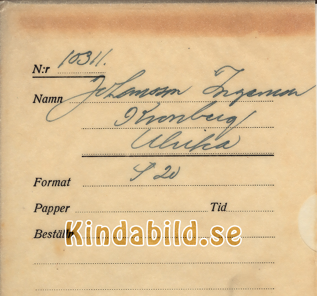 Ingemar Johansson Ulrika
Nyckelord: Johansson Ulrika